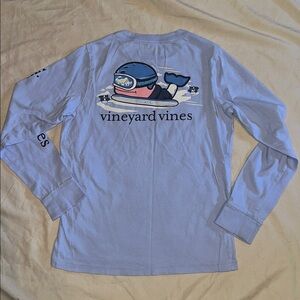 Vineyard Vines *NWOT* Boy's Snowboarding Whale Long Sleeve Pocket Tee